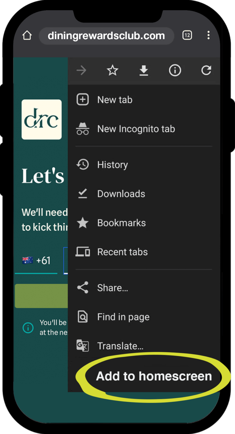 DRC install Android step 3